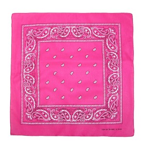 CTM Individually Folded & Packaged Paisley Print Cotton Bandana - 1 of 4