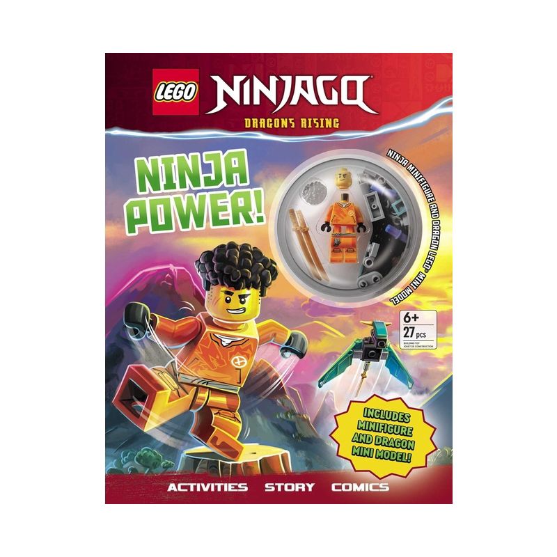 Lego Ninjago: Ninja Power! - (Activity Book with Minifigure) by  Ameet Publishing (Paperback), 1 of 2
