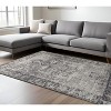 HomeRoots 9' X 12' Gray And Charcoal Moroccan Distressed Area Rug - 2 of 4