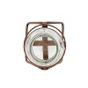 Rust Metal Frame with Glass Bud Vase by Foreside Home & Garden - 4 of 4