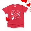 Simply Sage Market Women's Love Heart Collage Short Sleeve Garment Dyed Tee - 3 of 4