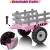 Garvee 12V Kids Ride-On Tractor with Trailer Remote Control LED Lights and Bluetooth Music - 4 of 4