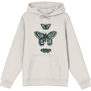 Celestial Tropics Butterflies Adult Long Sleeve Hoodie - 1 of 3