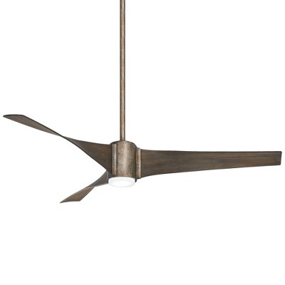 60" Minka Aire Triple Vintage Iron LED Ceiling Fan