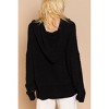 Women's Textured Knit Hoodie - POL - 3 of 4