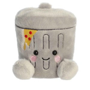 Aurora Mini Garbanzo Trashcan Palm Pals Adorable Stuffed Animal Gray 4.5" - 1 of 4