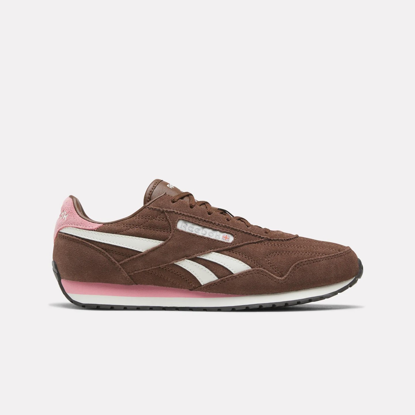 Женские кроссовки Reebok Classic AZ Shoes Size 7.5 Formal Brown/Chalk/Expressive Pink, цвет: Коричневый — фото 1