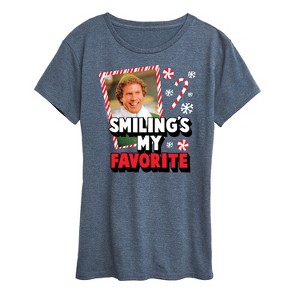 Women's - ELF - Christmas Smilings My Favorite Short Sleeve Graphic T-Shirt - 1 of 4