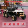Jojoka 24V 6-Wheel Ride on Dump Truck, 2-Seater 4WD UTV w/ Remote Control,Electric Dump Bed & Shovel,Music,LED Headlights,3-8 Kids - 4 of 4