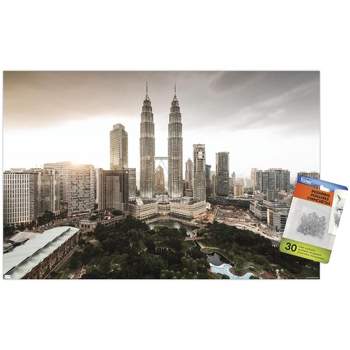 Trends International Wonders of the World - Petronas Towers Unframed Wall Poster Prints