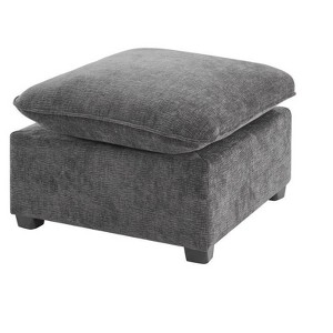 NicBex 26 inch Square Ottoman,Accent Stool with Wide Seat,Ottoman for Bedroom,Living Room,Entryway - 1 of 4