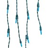 Novelty Lights M5 LED Icicle Lights on Green Wire 150 Bulbs - 4 of 4