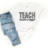Simply Sage Market S.W.Smiley Teach Checkered Short Sleeve Tee - 3 of 4