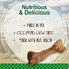 Nylabone Healthy Edibles WILD Natural Long-Lasting Bison Flavor Bone Chew Treats for Dogs, Small (16 Count) - 3 of 4