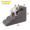 Stairs for Dogs and Cats, High-Density Foam, Non-Slip for Beds or Couches - image 3 of 4