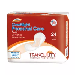 Tranquility OverNight Personal Care Pad, Pack of 24