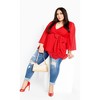 Women's Plus Size Arya Top - tigerlily | CITY CHIC - 2 of 4
