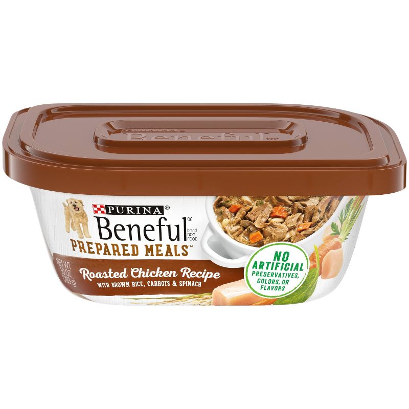 Purina Beneful Prepared Meals Roasted Recipes Wet Dog Food - 10oz, 1 of 7
