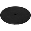 Outsunny 20" Umbrella Table Tray Portable Round Table Top for Beach, Patio, Garden, Swimming Pool, Deck, Black - 4 of 4