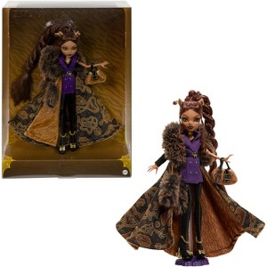 Monster High Clawdeen Wolf House of Wolf Doll in High Fashion Coat with Premium Accessories - 1 of 4