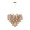 Crystorama Lighting Addis 12 - Light Chandelier in  Aged Brass - 4 of 4