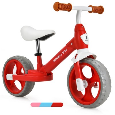 Honey Joy Kids Balance Bike Toddler Training Bicycle w/ Feetrests for 2-5 Years Old Red