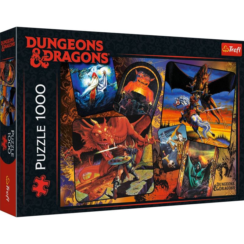 Trefl The Origins of Dungeons & Dragons Jigsaw Puzzle - 1000pc: Fantasy Theme, Brain Exercise, Flax Fiber Structure, 2 of 4