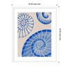 Kate and Laurel Framed Art Ocean charms l by Nikita Jariwala, 35x43, Oliver White Narrow - 2 of 4
