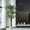 Kazeila Faux Palm Tree in Pot, Faux Green Large Palm Tree, Fake Tree for Outdoor, Yard, Porch etc. - 3 of 3