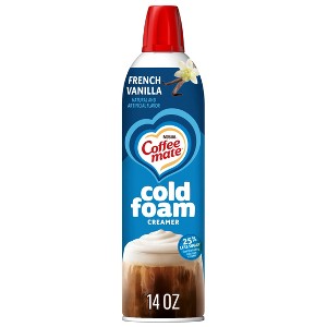Coffee mate Cold Foam French Vanilla Coffee Creamer - 14 fl oz - 1 of 4