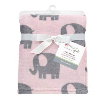 Bedtime Originals Soft Plush Baby Blanket - Eloise Elephant