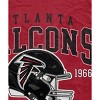 NFL Atlanta Falcons Vintage Arch Block Ultra Soft Blanket - 2 of 2