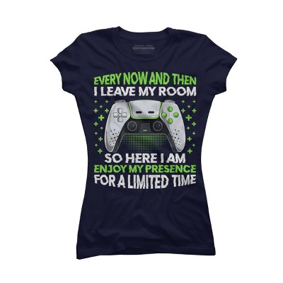 Junior's Design By Humans Enjoy My Presence Video Game Controller By T-Shirt