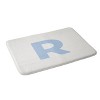 Deny Designs April Lane Art Block Monogram Memory Foam Bath Mat - 2 of 4