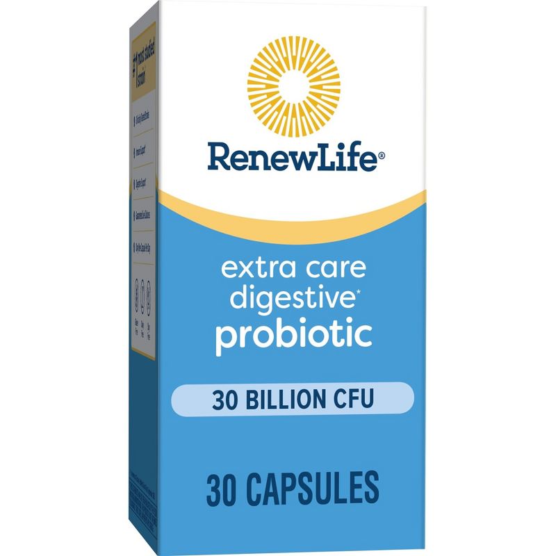 Renew Life Ultimate Flora Probiotic for Extra Care Vegetarian Capsules - 30ct, 1 of 16