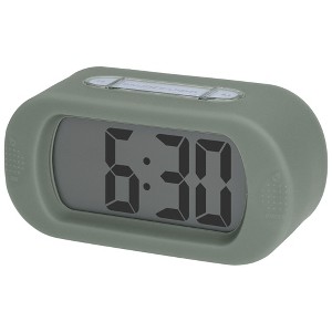 REGALWOVEN Digital Battery Powered Big Numbers Display Oval Alarm Clock 5.4 x 2.6 x 2 Inches - 1 of 4