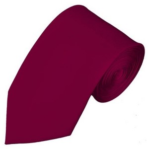 Men's Solid Color Slim 2.75 Inch Wide And 58 Inch Long Neckties - 1 of 4