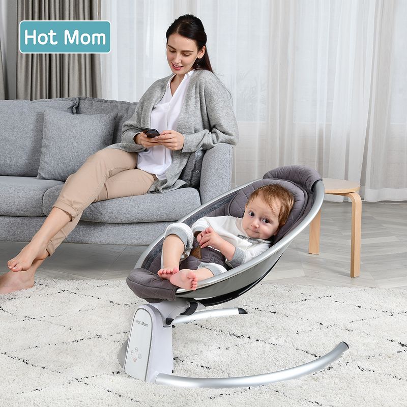 Hotmom Electric Cotton Baby Bouncer for Newborns and Infants, 3 of 6