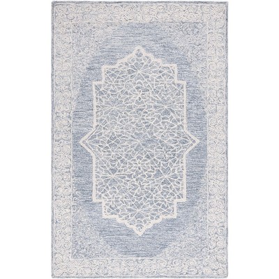 ivory/blue