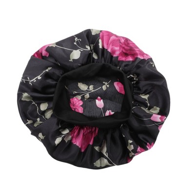 Unique Bargains High Elasticity Print Shower Cap 1 Pc