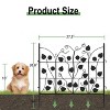 Artloge 5PCS Heavy Duty Metal RustProof Garden Panels Outdoor Yard Backyard Border Edging Fence for Landscaping Animal Barrier - 3 of 4