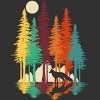 Men's Design By Humans Forest Fox By clingcling T-Shirt - 2 of 4