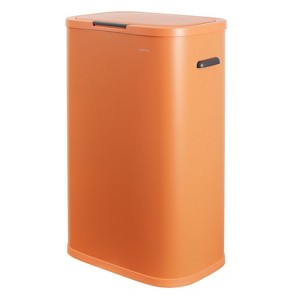 happimess Tammi Kitchen 14.5-Gallon Slim Metal Push Button Trash Can - 1 of 4