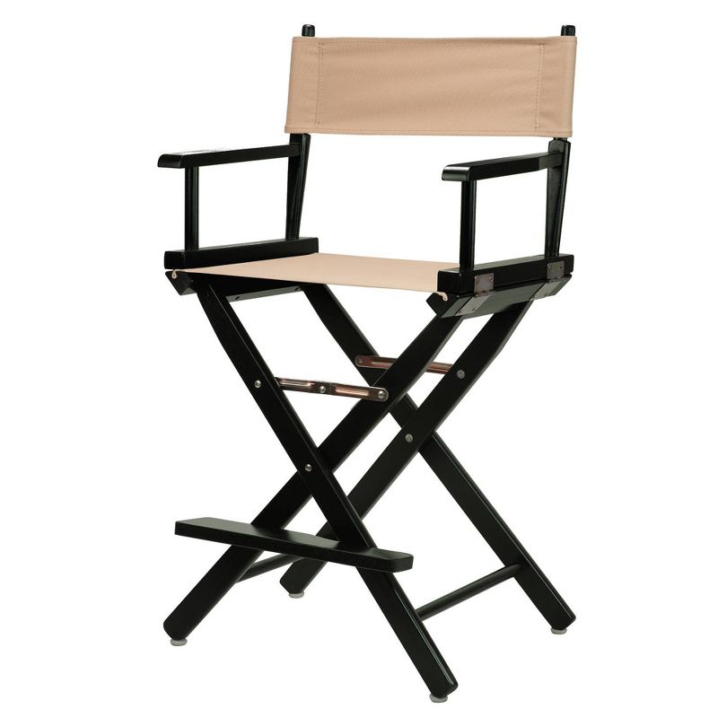Counter&#45;Height Director&#39;s Chair &#45; Black Frame, 1 of 7