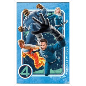 Trends International Marvel Fantastic Four: First Steps (2025) - Powers Framed Wall Poster Prints - 1 of 4