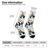 Colorful Palm Leaves Women Printed Crew Socks Funny Funky Socks Soft Polyester Novelty Gifts for Artists Men - 2 of 4