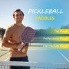 Aukfa Thermoformed Pickleball Paddle – Hot Press Molded Carbon Fiber Face with 16mm Polypropylene Core & Fabric Woven Spin Surface - 3 of 4