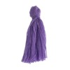 John Bead 1in Purple Cotton Tassels Ornament for DIY Crafts Party Decorations, 20pcs - 3 of 4