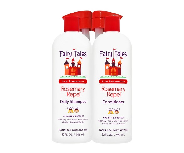 Fairy Tales Lice Prevention Rosemary Repel Daily Shampoo and Conditioner - 64 fl oz