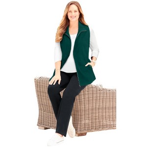 Catherines Suprema Studio Zip Front Vest - 1 of 4